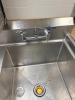 48" SINGLE WELL STAINLESS PREP SINK W/ LEFT SIDE DRY BOARD. - 3
