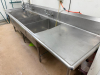 12' POWER SOAK STAINLESS STEEL AUTOMATED POT, PAN, AND WARE WASHING SINK SYSTEM WITH INTEGRATED WASH TANK, RINSE/SANITIZER COMPARTMENTS, DRAINBOARDS, AND ELECTRONIC CONTROL PANEL. - 5