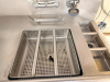8' X 4' X 6' " U " SHAPED STAINLESS LEFT SIDE SOIL TABLE W/ SPRAYER STATION, RISER SHELF, AND WASH SINK. - 7