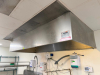 CAPTIVE AIRE 9' STAINLESS CONDENSATION HOOD SYSTEM W/ RETURN AIR AND EXHAUST FAN. - 2