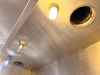 CAPTIVE AIRE 9' STAINLESS CONDENSATION HOOD SYSTEM W/ RETURN AIR AND EXHAUST FAN. - 4