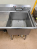 48" SINGLE WELL STAINLESS PREP SINK W/ LEFT SIDE DRY BOARD. - 2