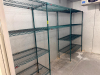 (1) SET OF 9' POLY COATED SHELVING RUN. 42" SECTION AND 36" SECTION. AND (2) 36" INSERTS. - 3