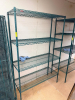 48" X 18" FOUR TIER COATED WIRE RACK.