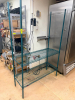 48" X 18" TWO TIER COATED WIRE RACK.