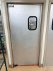 ELIASON 32" X 80" STAINLESS KITCHEN SWING DOOR W/ WINDOW.