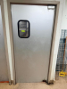 ELIASON 32" X 80" STAINLESS KITCHEN SWING DOOR W/ WINDOW.