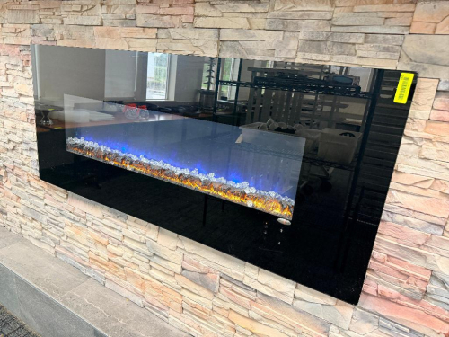 MODERN FLAME 60" LED FIRE PLACE HEATER INSERT.