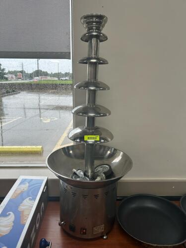 (1) STAINLESS STEEL CHOCOLATE FOUNTAIN