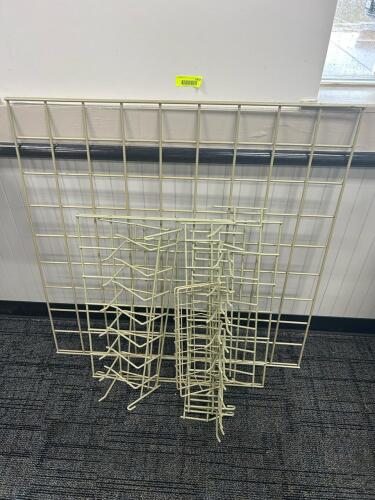 (1) WALL MOUNTED GRID SHELVING BRACKETS NOT INCLUDED