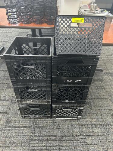 (1) LOT OF MILK CRATES