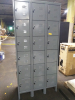 (1) 6 TIER LOCKERS - 2