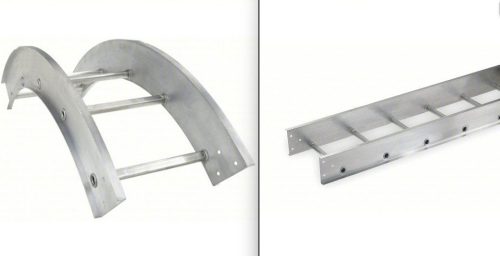 (4) LADDER TRAY AND VERTICAL ELBOWS