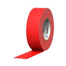 (1) BOX OF (24) ROLLS OF MATTE GAFFERS TAPE, PREMIUM