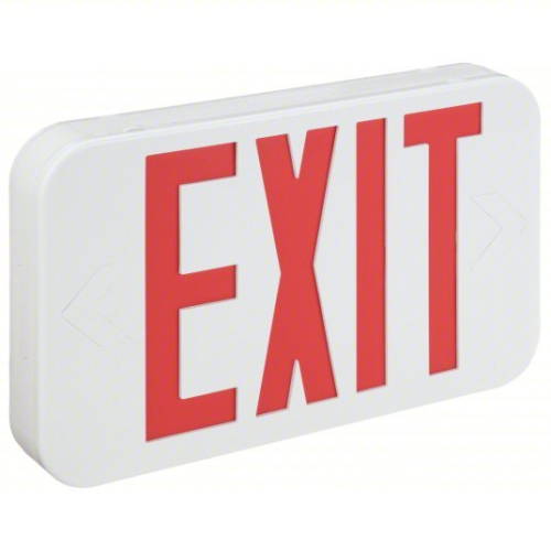 (1) EMERGENCY BATTERY BACKUP EXIT SIGN