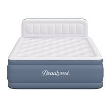 (1) RAISED AIR BED WITH HEADBOARD
