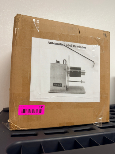 ELECTRIC LABEL REWINDER MACHINE