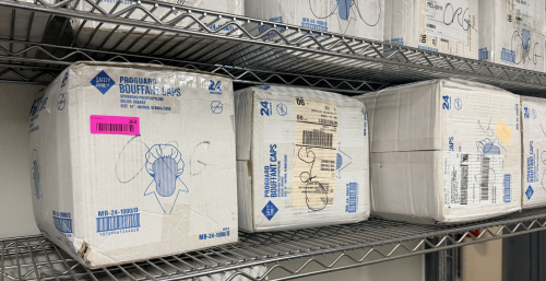 (4) ASSORTED CASES OF PROGUARD BOUFFANT CAPS.