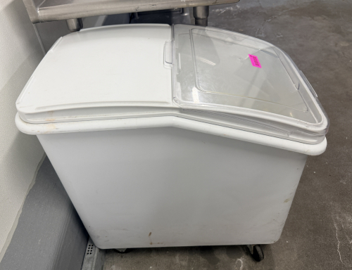 20 GALLON ROLL ABOUT INGREDIENTS BIN.