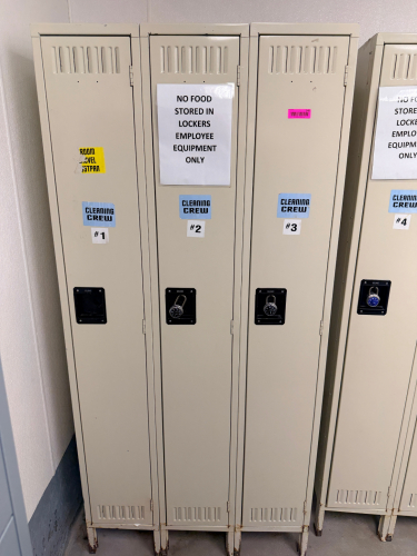3 GROUP METAL LOCKER SYSTEM