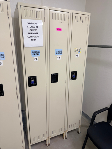 3 GROUP METAL LOCKER SYSTEM