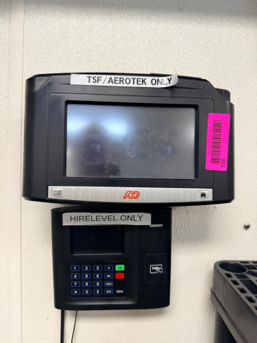 ADP WALL MOUNTED DIGITAL CLOCK IN.