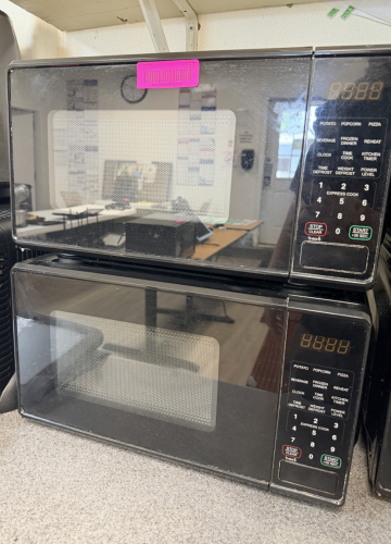(2) HOUSE HOLD MICROWAVES.