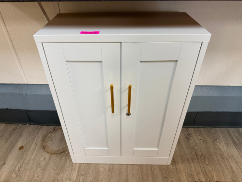 (2) 30" (2) DOOR METAL STORAGE CABINETS W/ LOCK AND KEY.