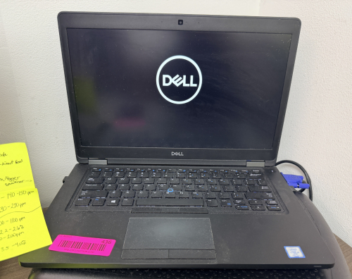 DELL LAPTOP W/ POWER CORD AND SECOND MONITOR