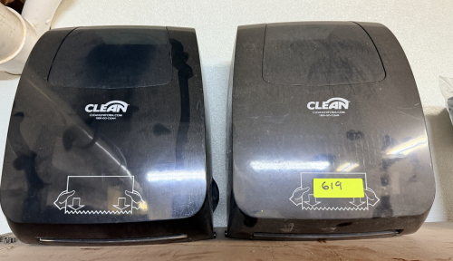 (2) PAPER TOWEL DISPENSERS.