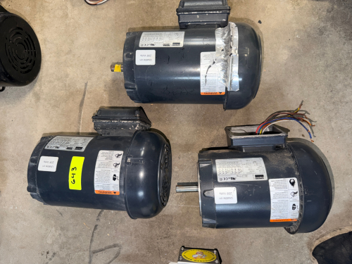 (3) ASSORTED ELECTRICAL MOTORS.