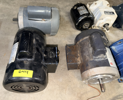 (3) ASSORTED ELECTRICAL MOTORS.