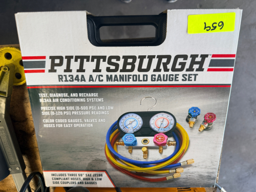 PITTSBURG R134A MANIFOLD GAUGE SET ( NEW )