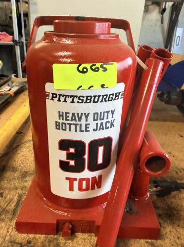 PITTSBURGH 30 TON HEAVY DUTY BOTTLE JACK