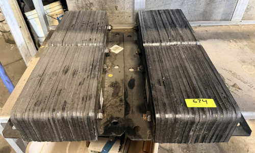 (2) HEAVY DUTY DOCK BUMPERS.