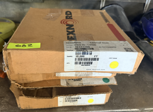 (3) REXNORD TABLE TOP CHAINS