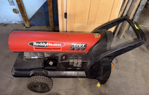 REDDY HEATER 170T TORPEDO HEATER,.
