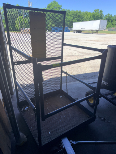 30" X 30" METAL FORK LIFT MAN BUCKET / PLATFORM