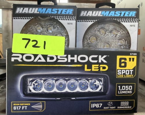 (3) ASSORTED LED TRAILER LIGHTS.