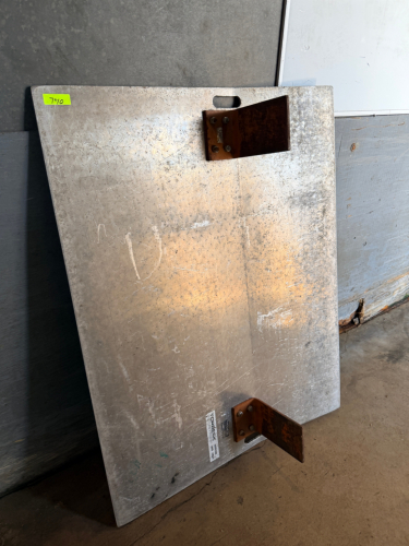 48" X 36" HEAVY DUTY METAL DOCK PLATE.