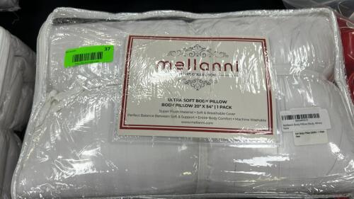 (2) ULTRA SOFT BODY PILLOWS 20 X 54 INCH