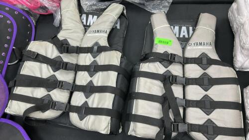(2) YAMAHA LIFE JACKETS