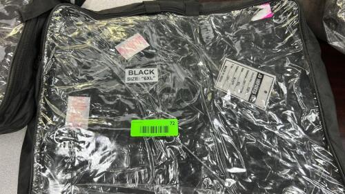 (1) 6XL BLACK TRENCH COAT