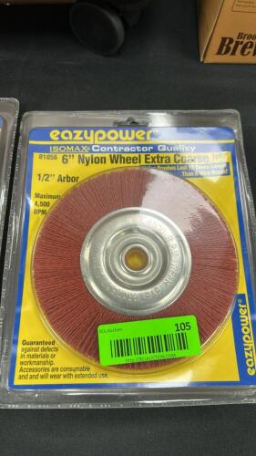 (3) 6 INCH NYLON WHEEL