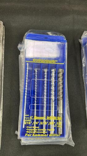(2) 4 INCH MASONRY DRILL BIT SETS