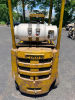 CLARK 4000LB. CAPACITY LPG FORKLIFT WITH OVERHEAD GUARD, PROPANE FUEL SYSTEM, TWO-STAGE MAST, AND FORK CARRIAGE. UNIT FEATURES OPERATOR CONTROLS FOR LIFT AND TILT FUNCTIONS - 7