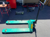 2 TON PALLET JACK - AQUA GREEN