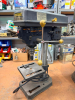CENTRAL MACHINERY 8-INCH BENCHTOP DRILL PRESS WITH ADJUSTABLE TABLE, KEYED CHUCK, AND FIVE-SPINDLE-SPEED OPERATION. COMPACT ELECTRIC DRILL PRESS - 4