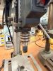 CENTRAL MACHINERY 8-INCH BENCHTOP DRILL PRESS WITH ADJUSTABLE TABLE, KEYED CHUCK, AND FIVE-SPINDLE-SPEED OPERATION. COMPACT ELECTRIC DRILL PRESS - 5