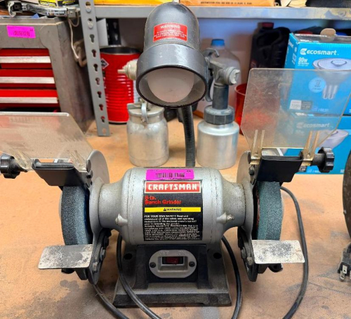 CRAFTSMAN 6" DOUBLE END BENCH GRINDER